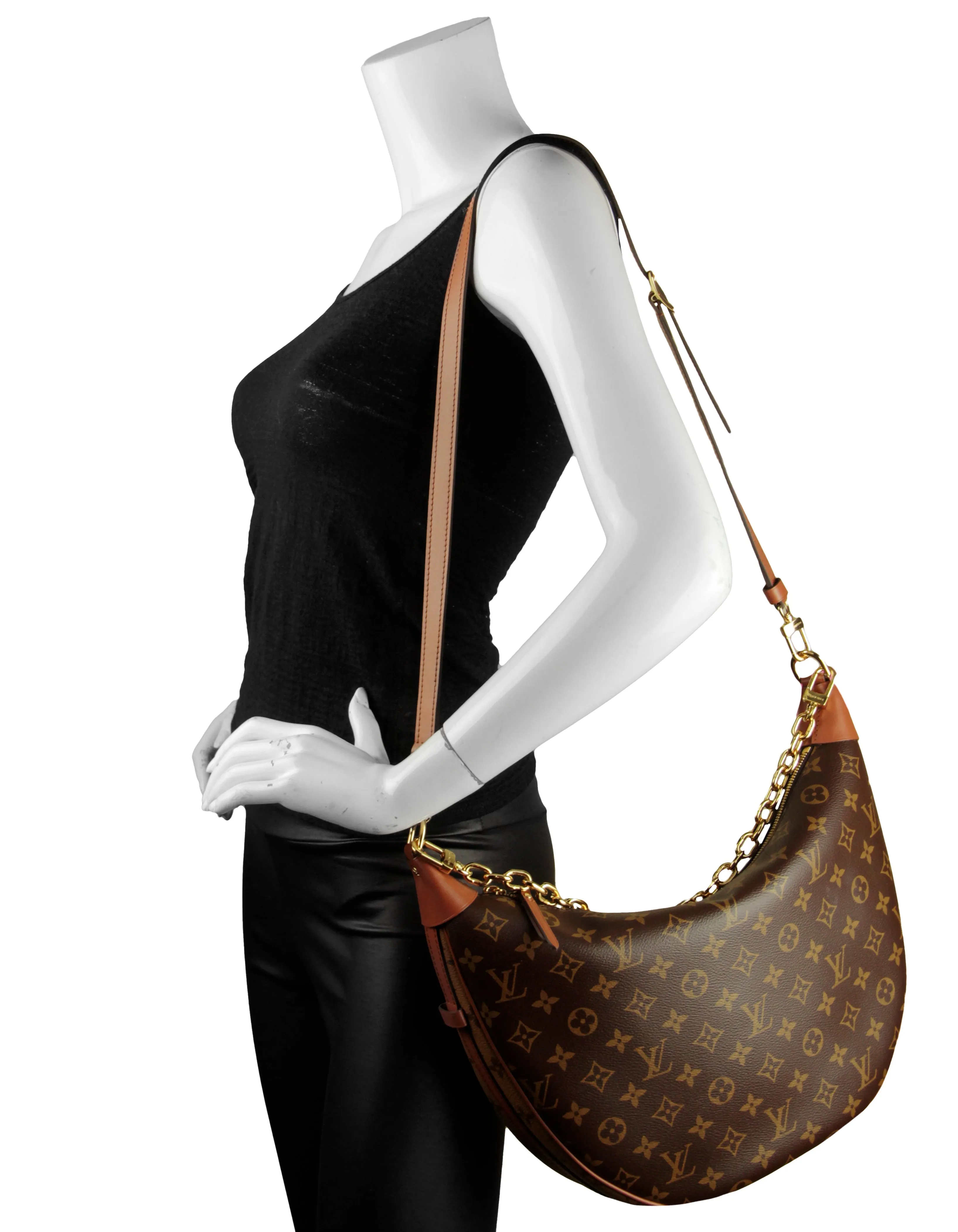 Louis Vuitton Reverse Monogram Loop Hobo Bag