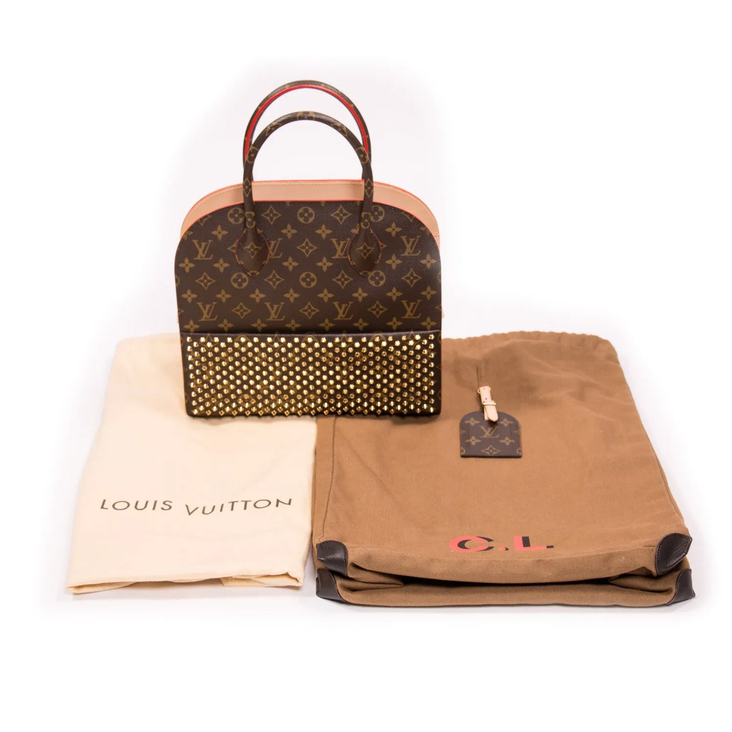 Louis Vuitton Shopping Bag Christian Louboutin
