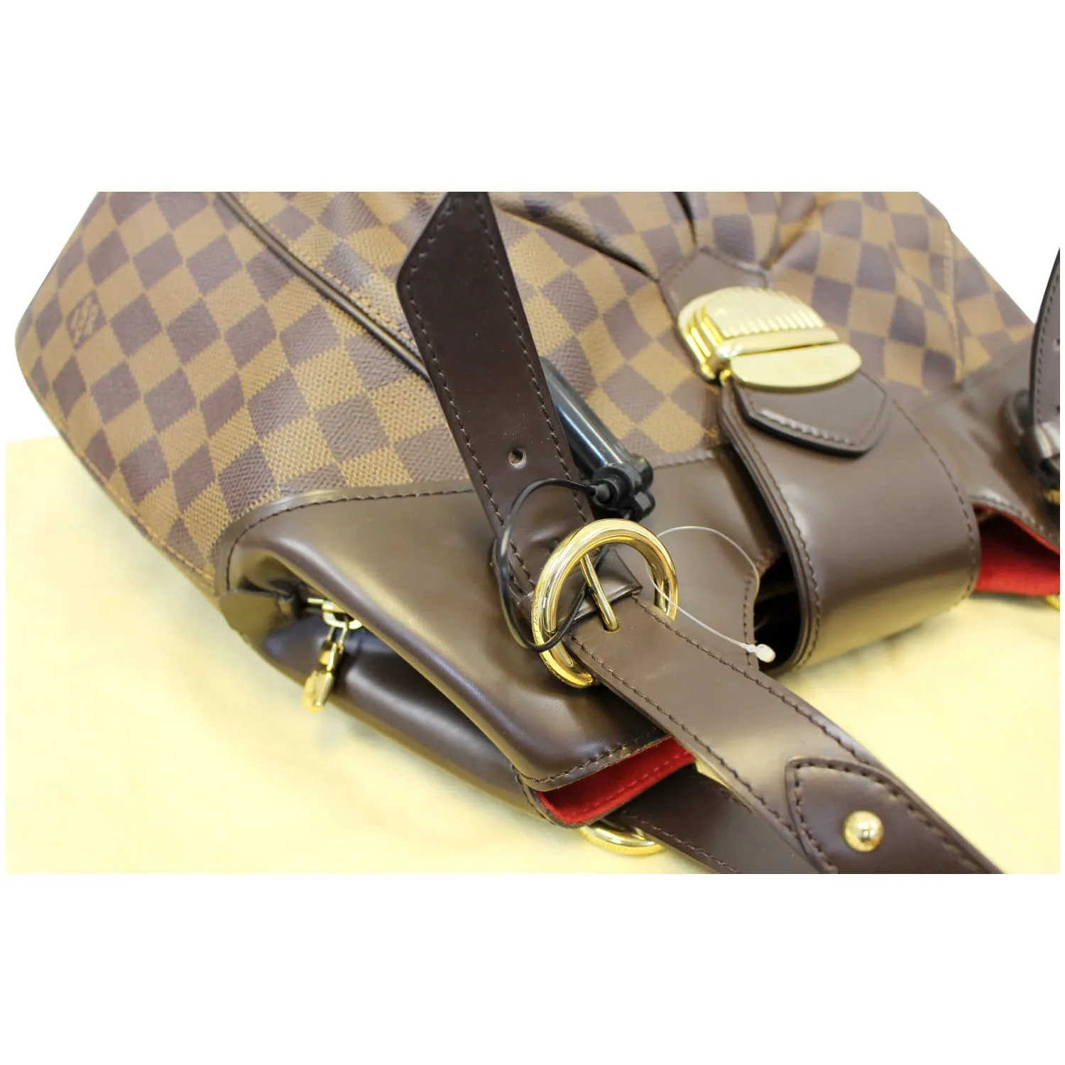 LOUIS VUITTON Sistina GM Damier Ebene Shoulder Handbag