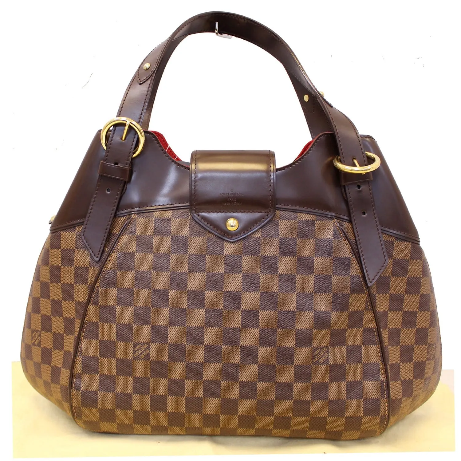 LOUIS VUITTON Sistina GM Damier Ebene Shoulder Handbag