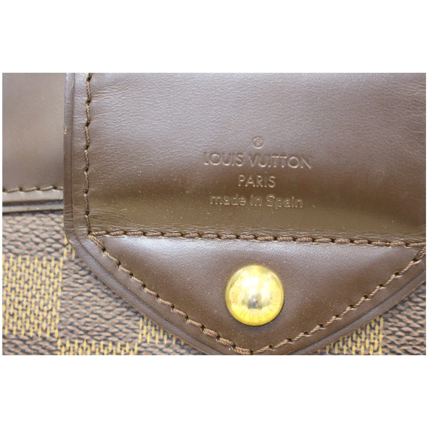 LOUIS VUITTON Sistina GM Damier Ebene Shoulder Handbag