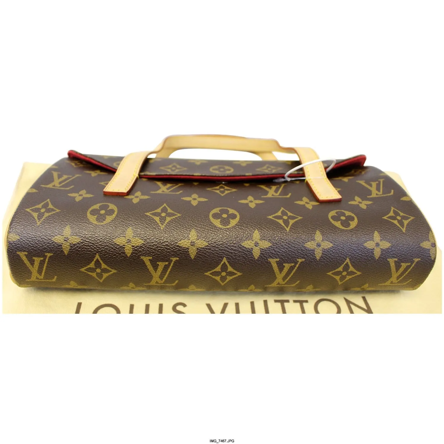 LOUIS VUITTON Sonatine Monogram Canvas Satchel Bag