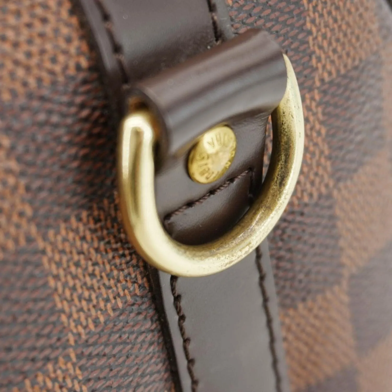 LOUIS VUITTON Speedy 30 Bandouliere Damier Ebene Shoulder Bag Brown