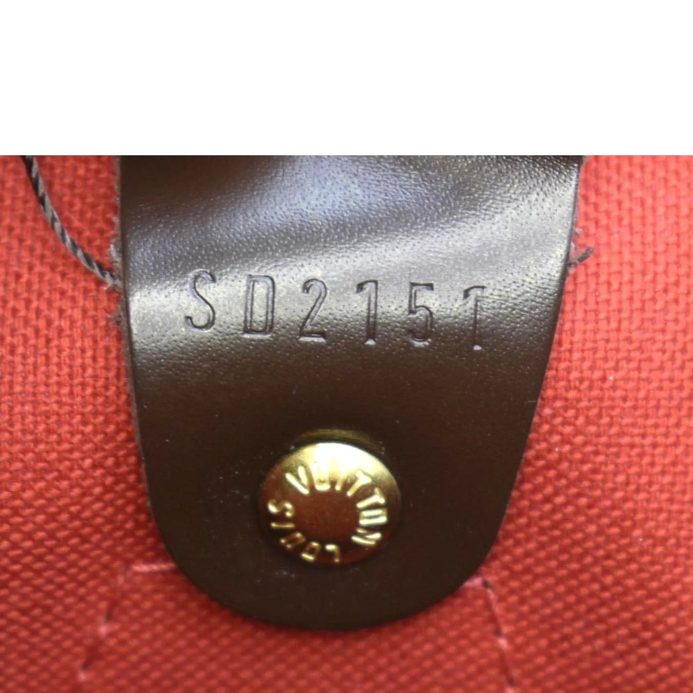 LOUIS VUITTON Speedy 30 Damier Ebene Satchel Bag Brown