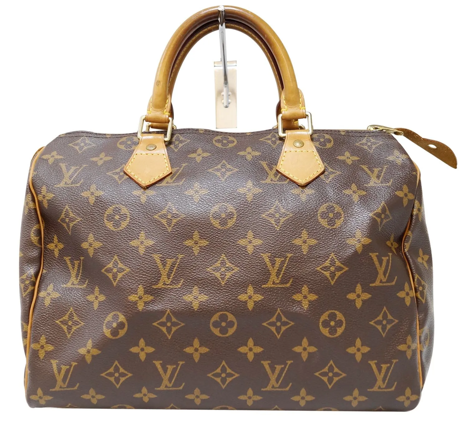 LOUIS VUITTON Speedy 30 Monogram Canvas Satchel Bag
