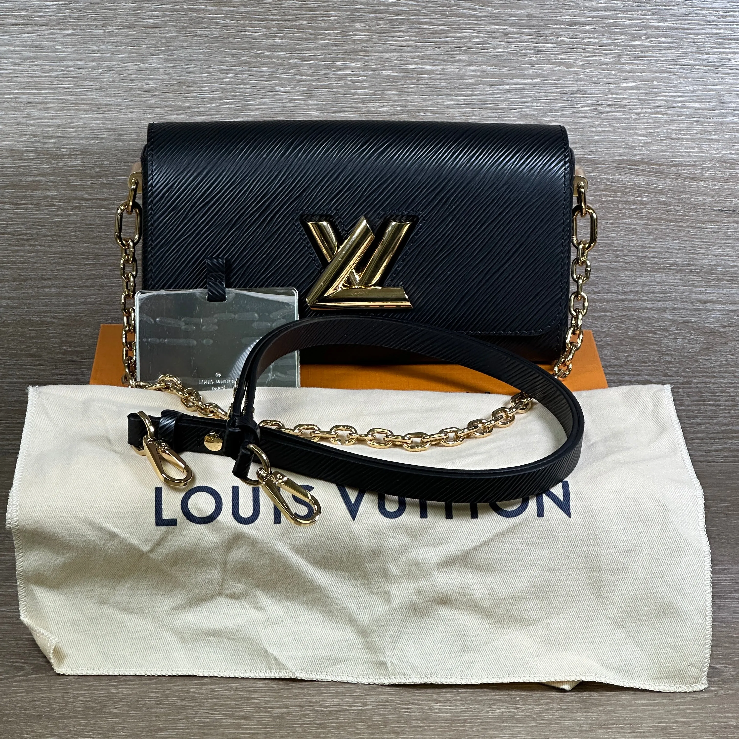 Louis Vuitton Twist West Handbag - Epi Leather - Black