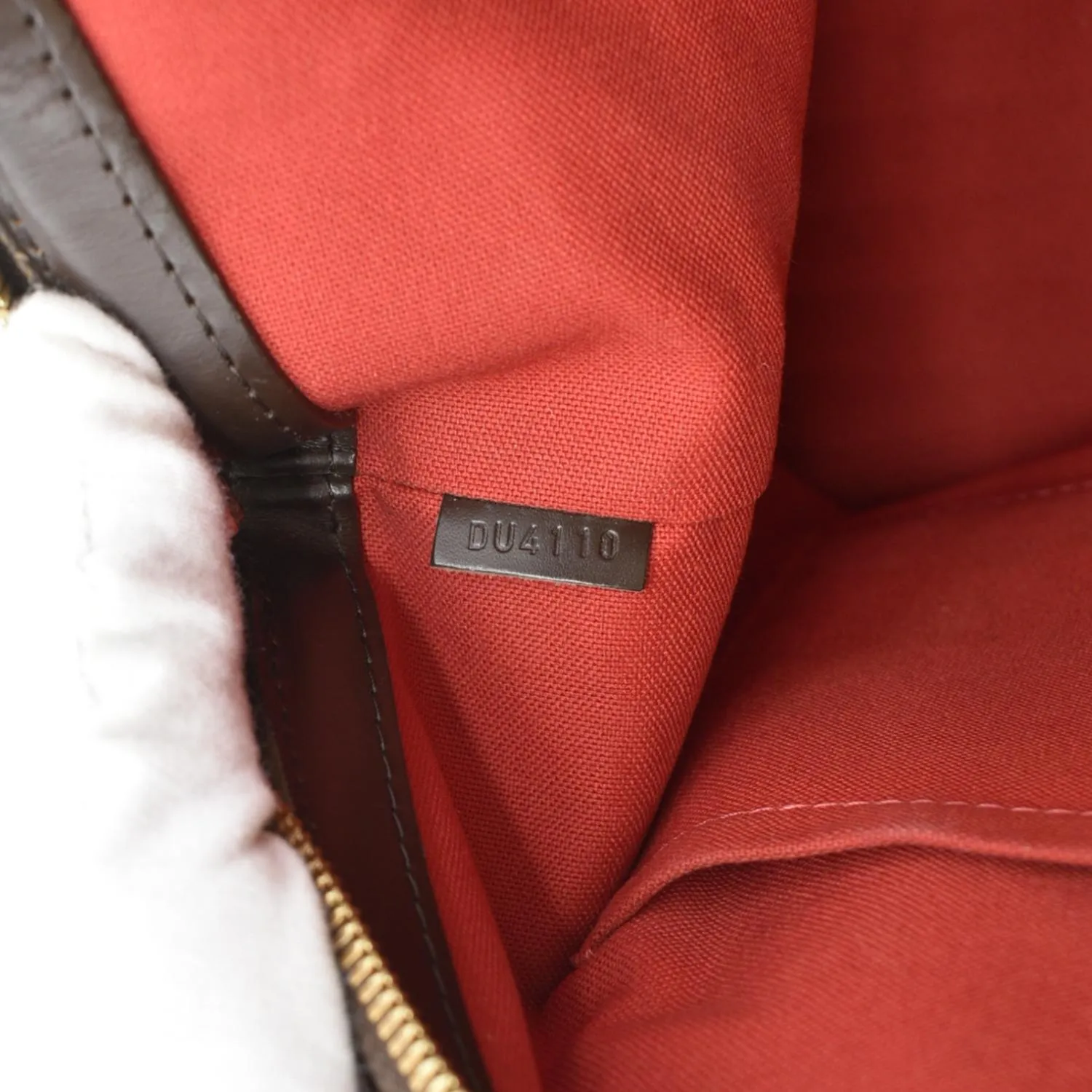 LOUIS VUITTON Verona MM Damier Ebene Shoulder Bag Brown
