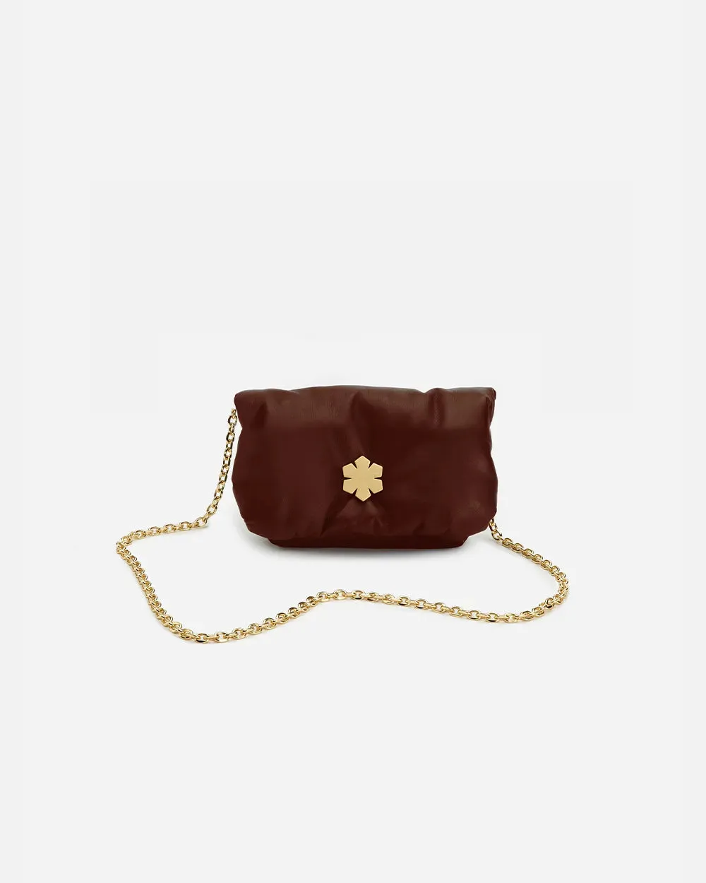 LOUISA CLUTCH - UPCYCLED LEATHER