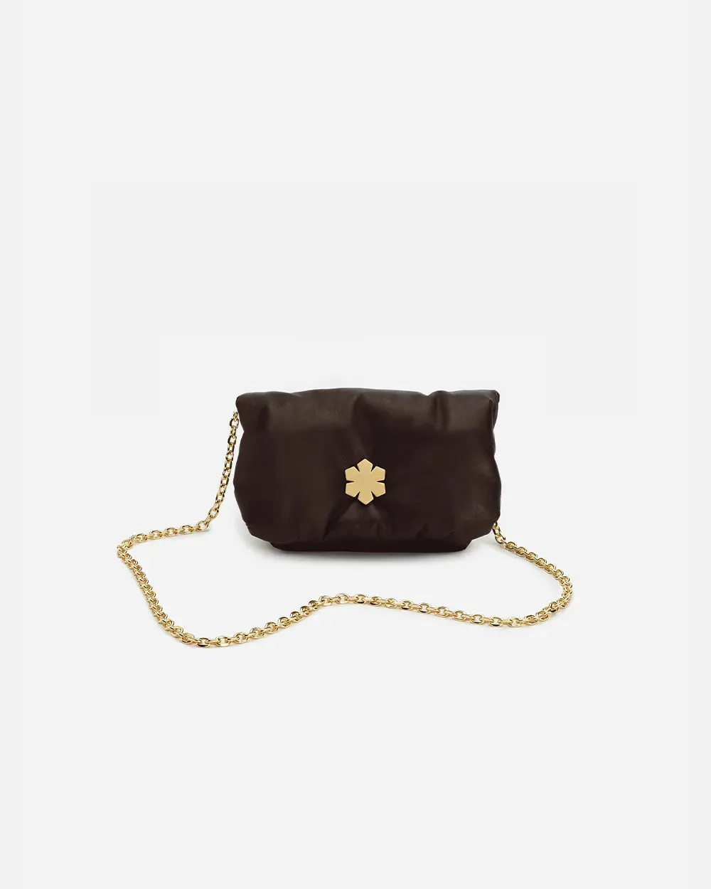 LOUISA CLUTCH - UPCYCLED LEATHER