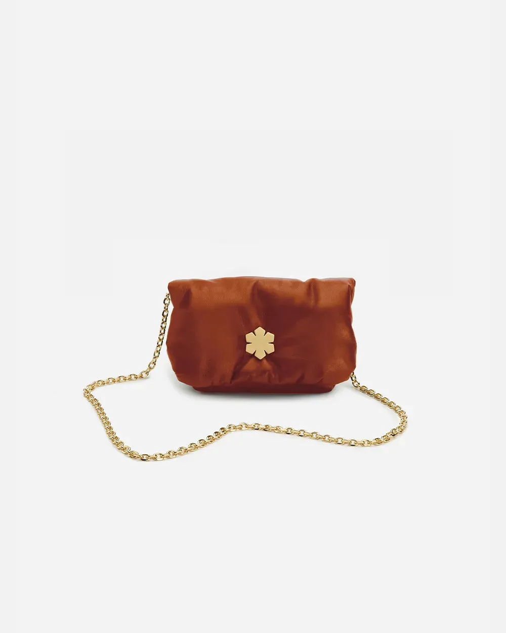 LOUISA CLUTCH - UPCYCLED LEATHER