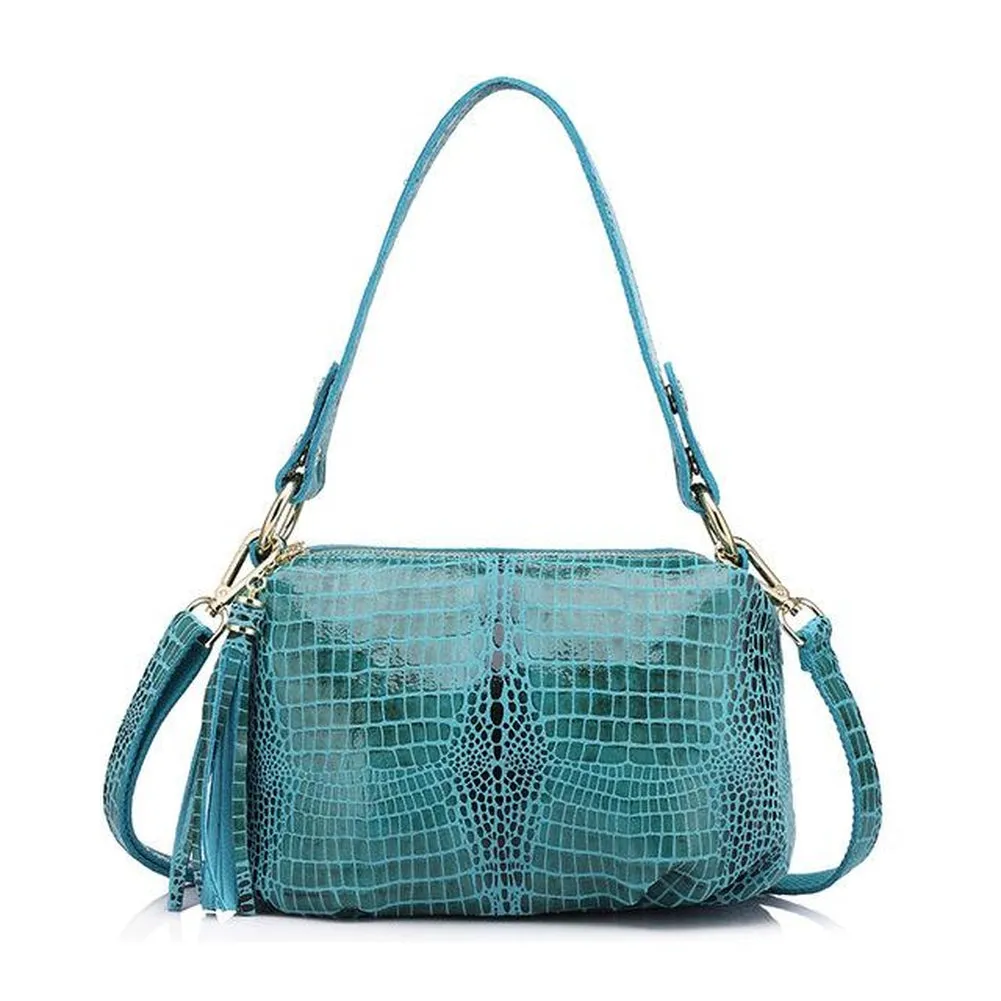 <bold>Messenger / Crossbody Bag <br>Genuine-Leather