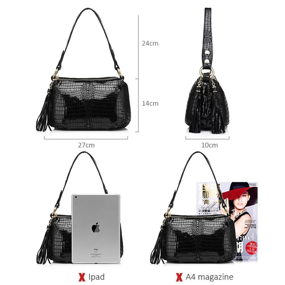 <bold>Messenger / Crossbody Bag <br>Genuine-Leather