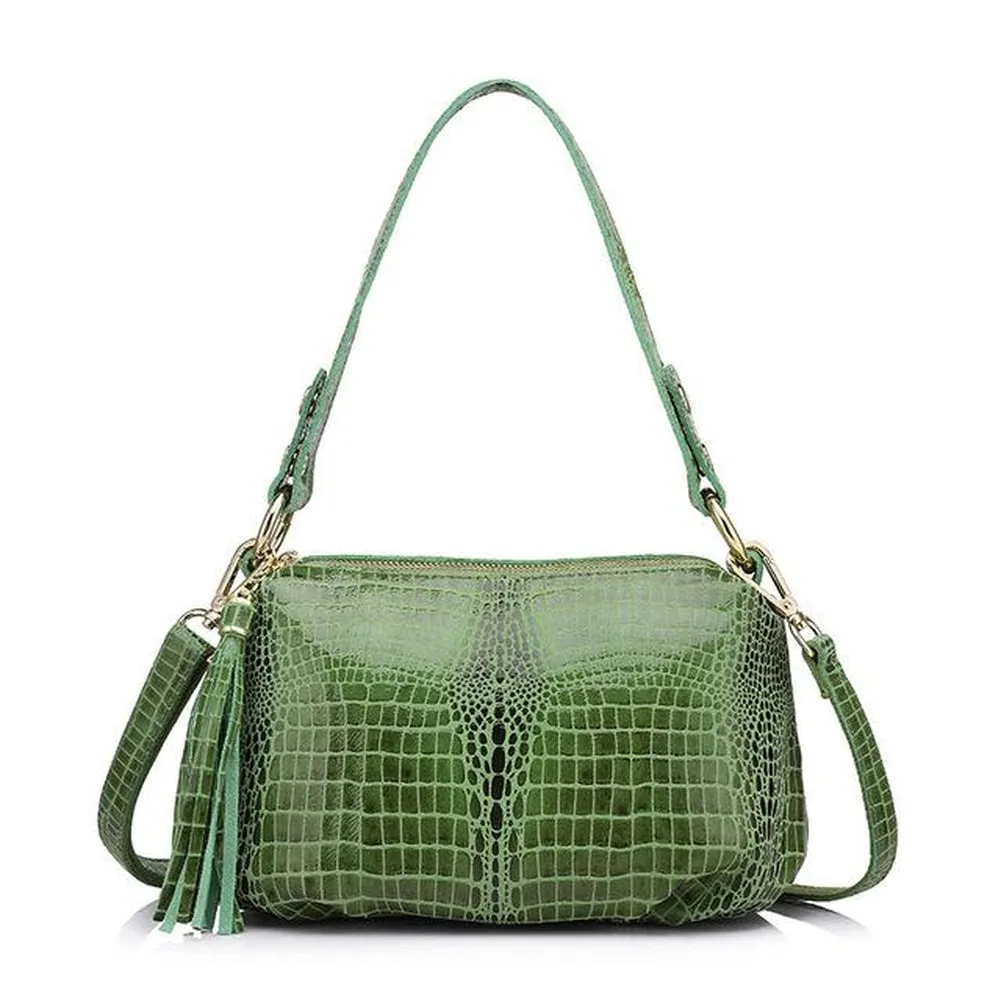 <bold>Messenger / Crossbody Bag <br>Genuine-Leather