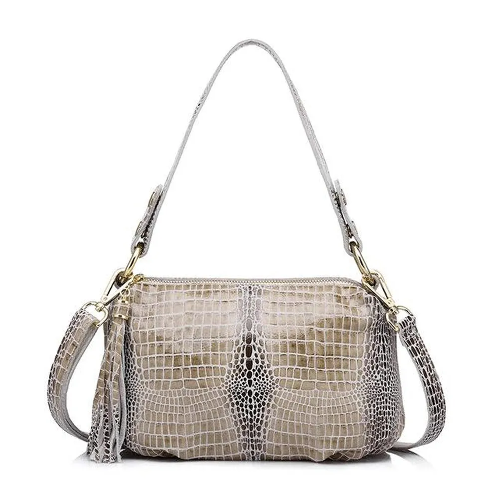 <bold>Messenger / Crossbody Bag <br>Genuine-Leather