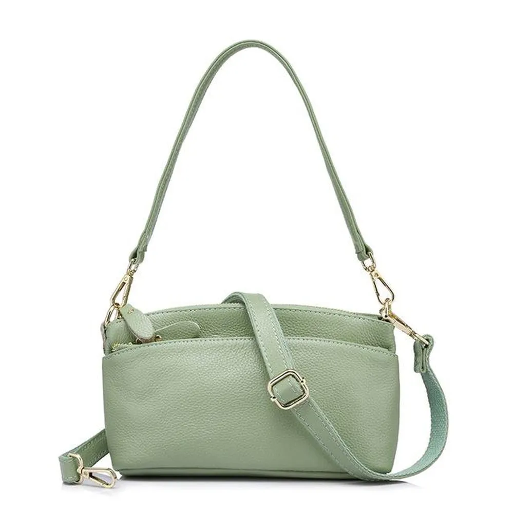 <bold>Messenger  / Tote Bag <br>Genuine-Leather