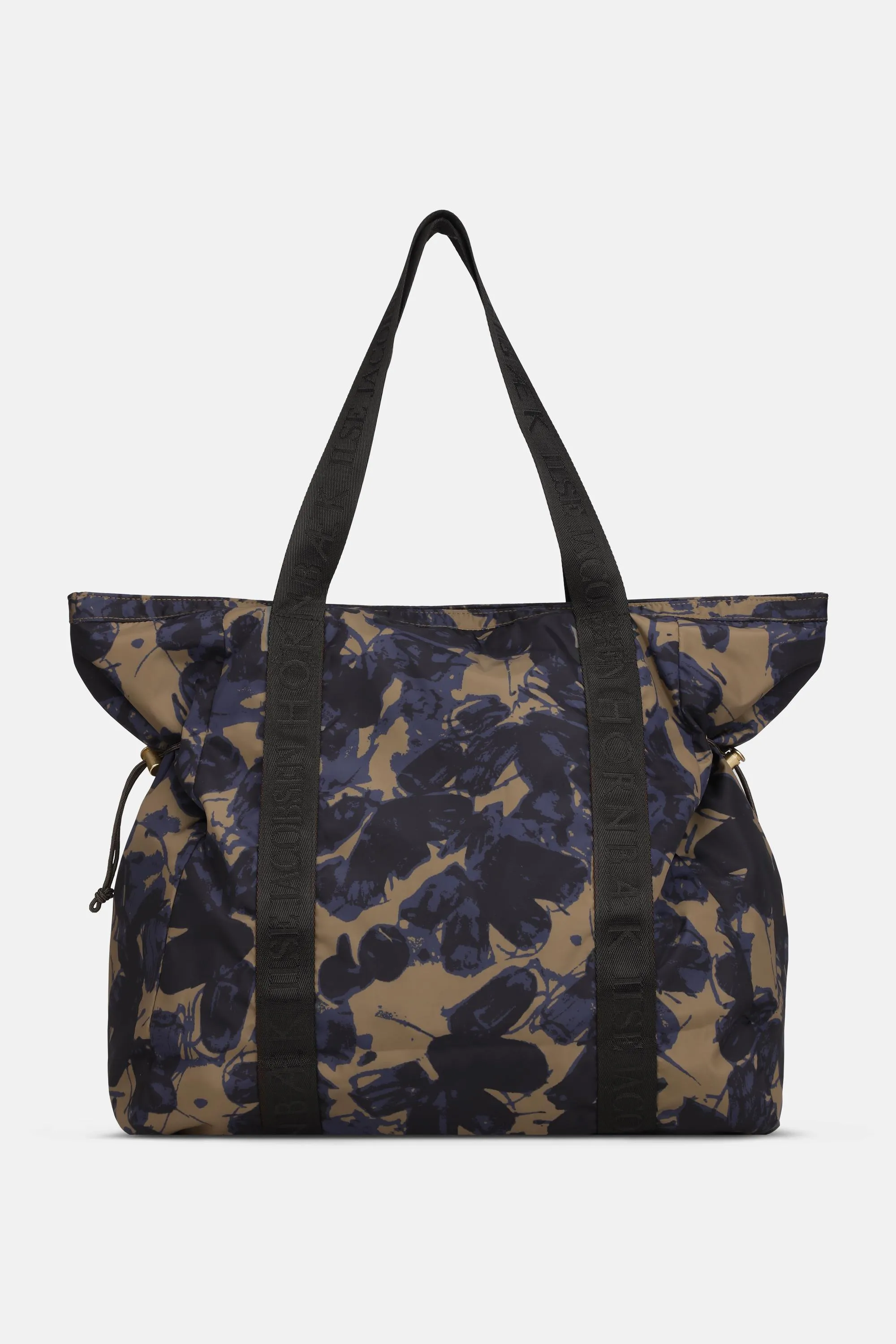 Lätt Regn Shopperväska - Beige Butterfly
