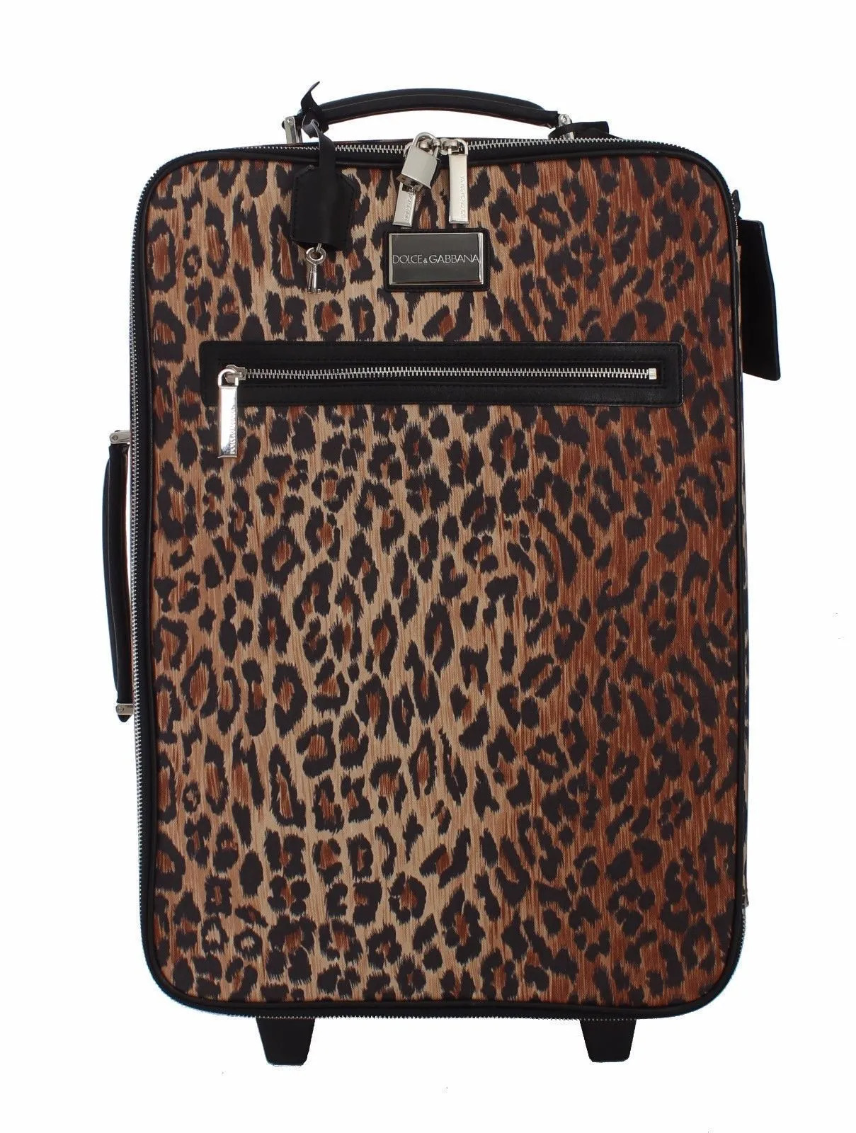 Luggage Bag Leopard Travel Cabin Suitcase Trolley