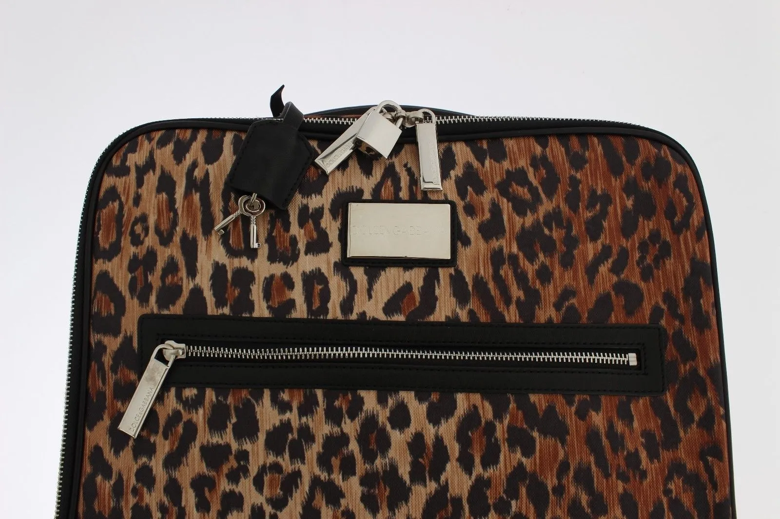 Luggage Bag Leopard Travel Cabin Suitcase Trolley