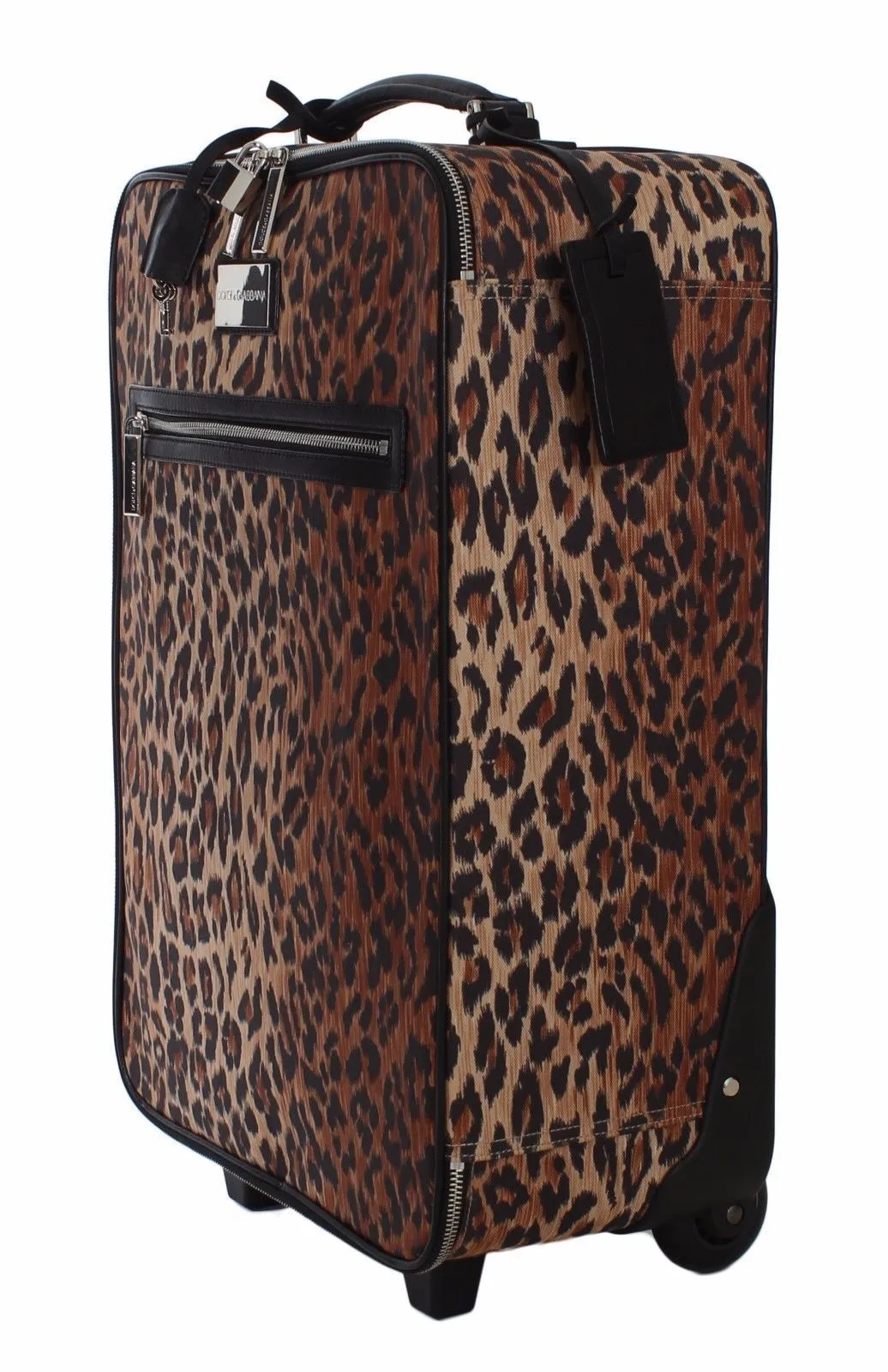 Luggage Bag Leopard Travel Cabin Suitcase Trolley