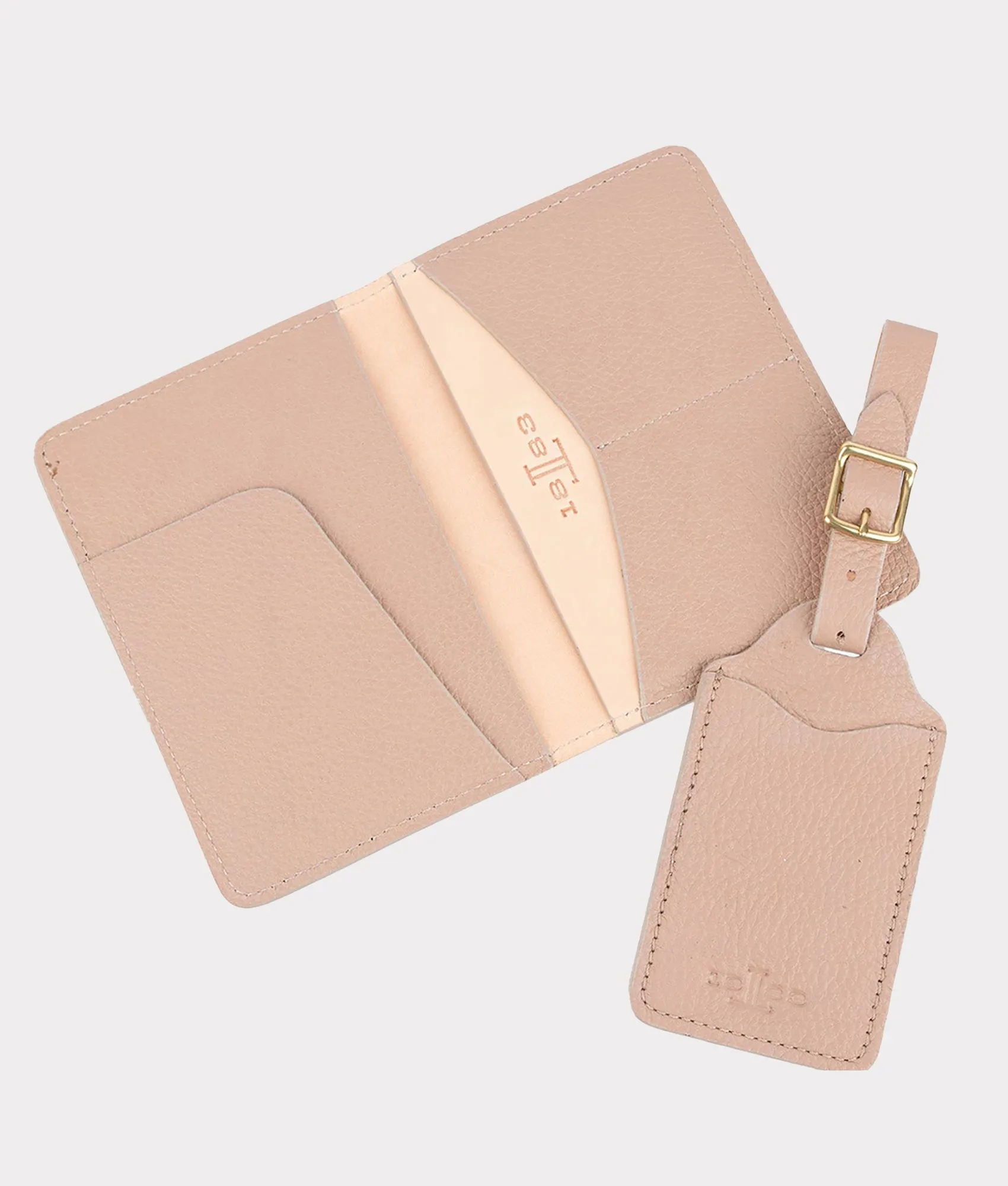 Luggage Tag Passport Duo :: Rosewood