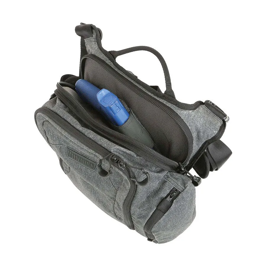 Maxpedition Entity Crossbody Bag Small 9L Charcoal