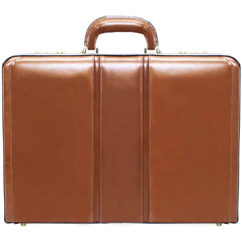 McKlein USA Coughlin 4.5" Leather Expandable Attache Briefcase