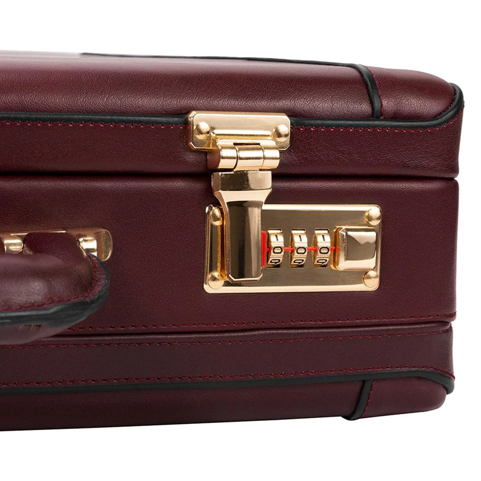 McKlein USA Coughlin 4.5" Leather Expandable Attache Briefcase
