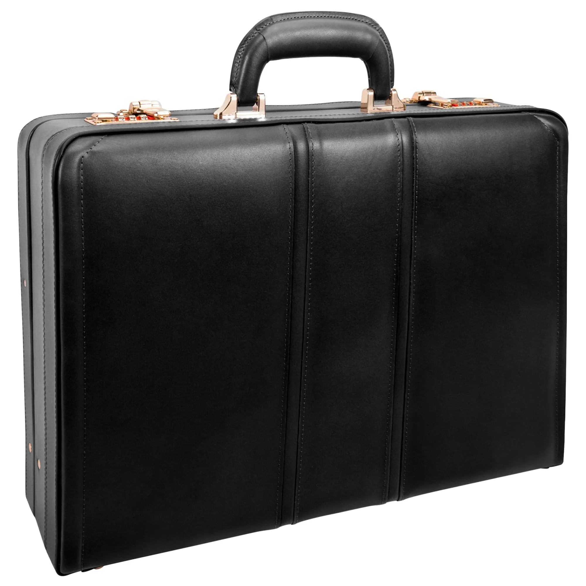 McKlein USA Coughlin 4.5" Leather Expandable Attache Briefcase