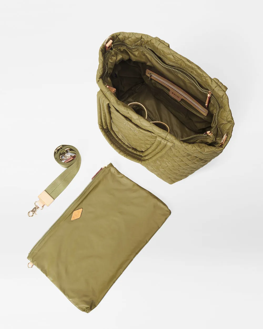 Medium Metro Tote Deluxe | Moss