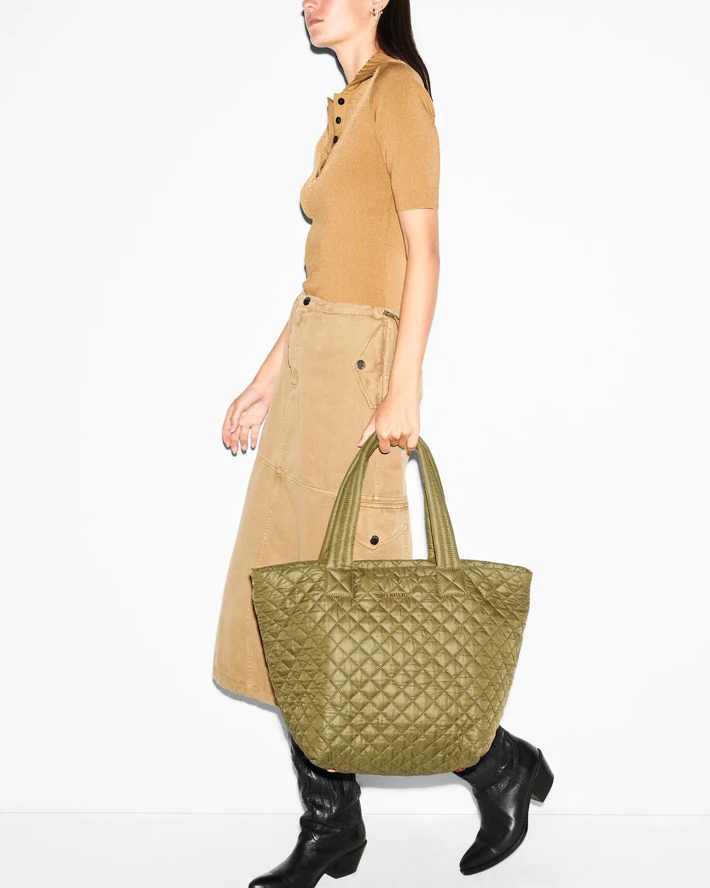 Medium Metro Tote Deluxe | Moss