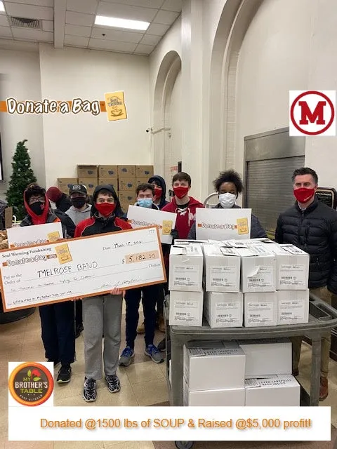 MELROSE BAND (Melrose, MA) DONATEaBAG Soup Fundraiser