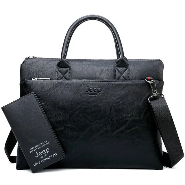 Men Briefcase for 14" Laptop