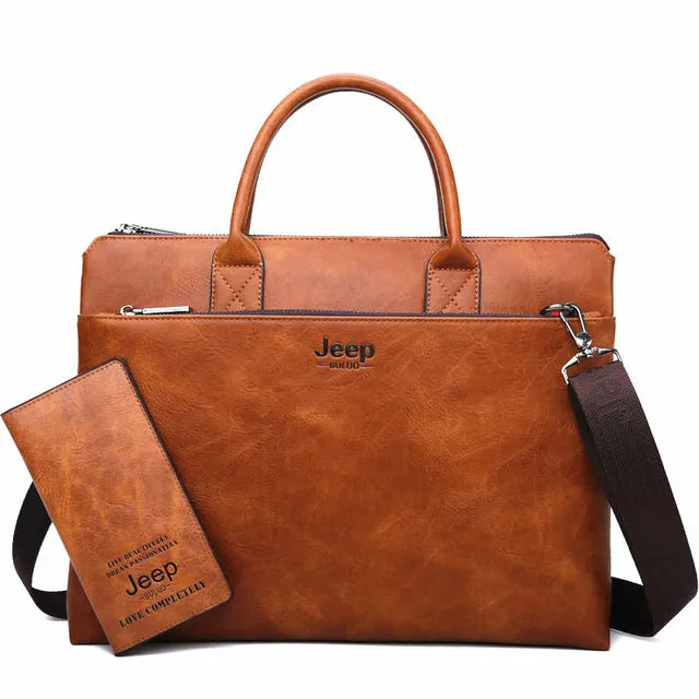 Men Briefcase for 14" Laptop
