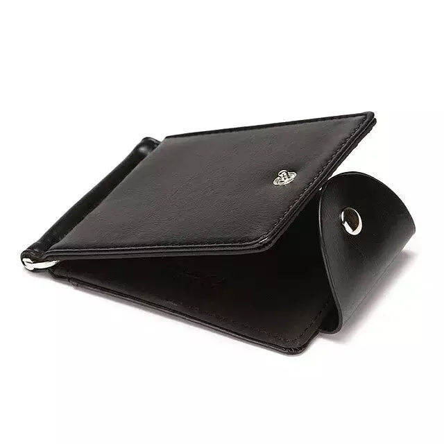 Men Clips Wallet Multi Position Card Holder Clutch Bags