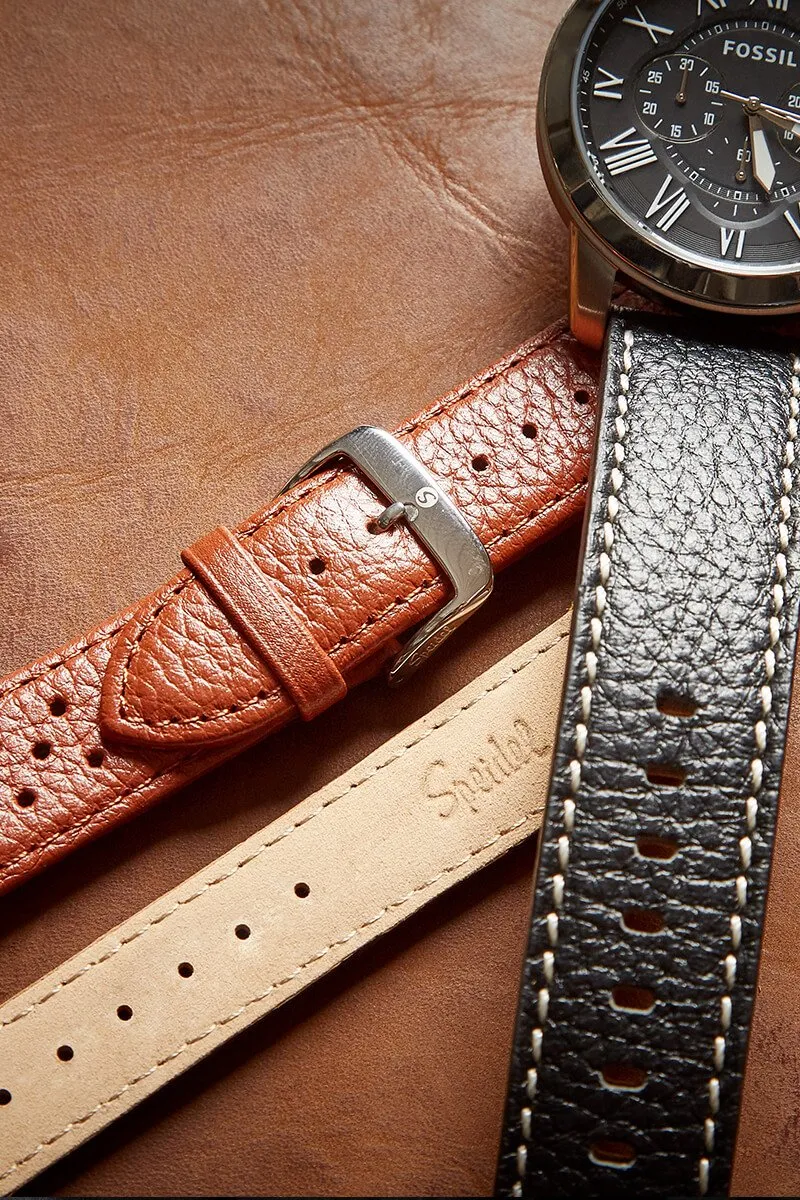 Men's Pepe Leather Band in Black, Brown and Honey