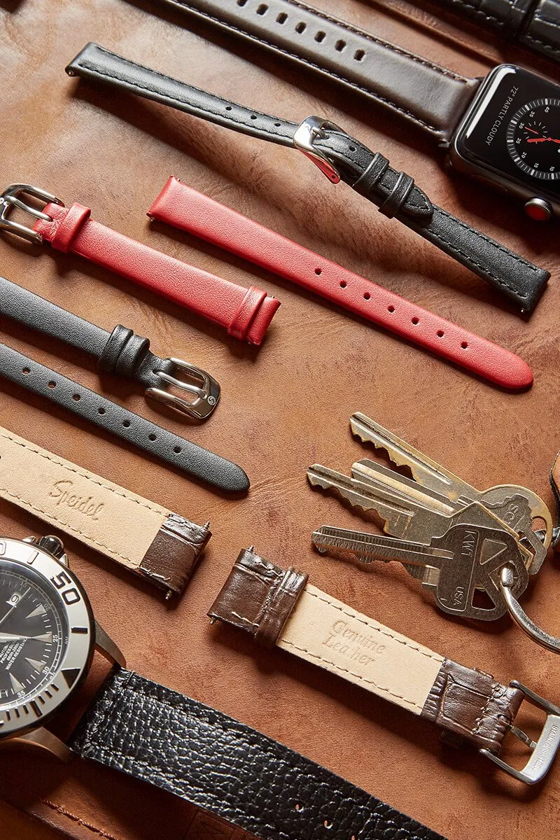 Men's Pepe Leather Band in Black, Brown and Honey