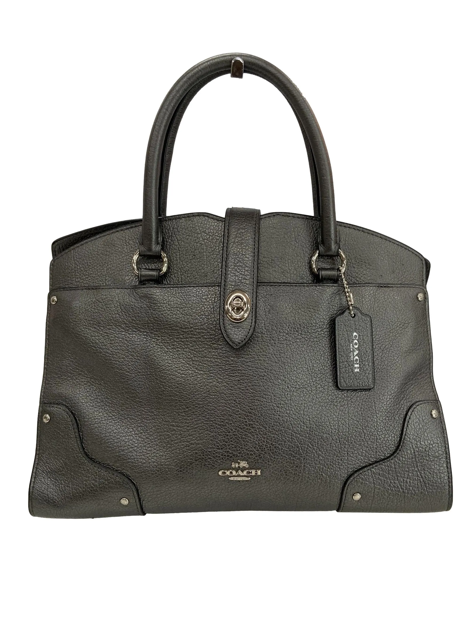 Mercer Satchel 30 In Metallic Graphite