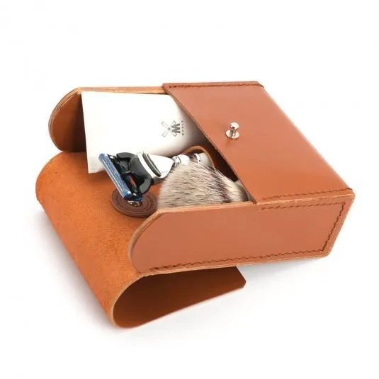 MÜHLE Travel Vegetable-Tanned Cowhide Leather Bag, Small