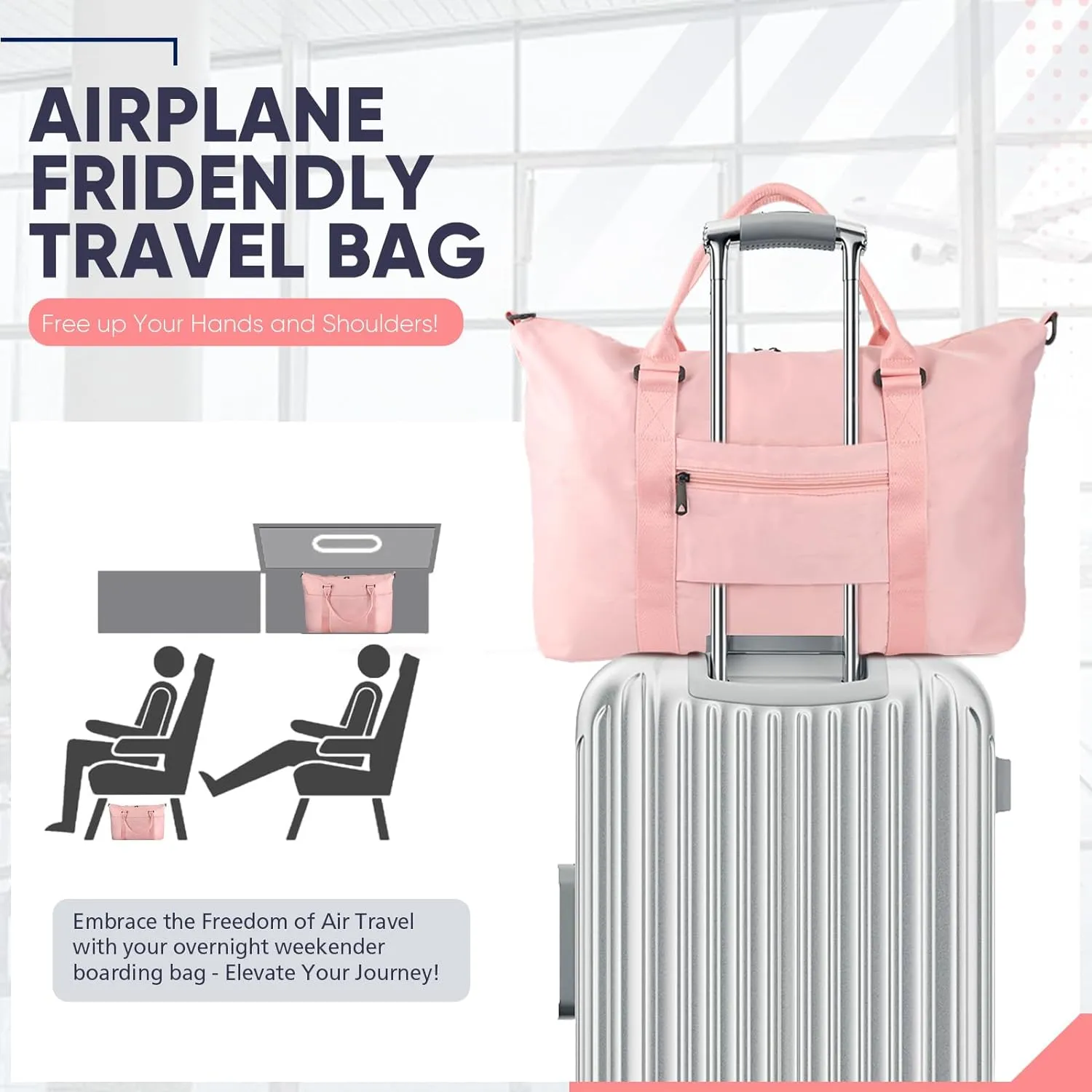 MINGALONDON Unisex Travel Duffle Bag