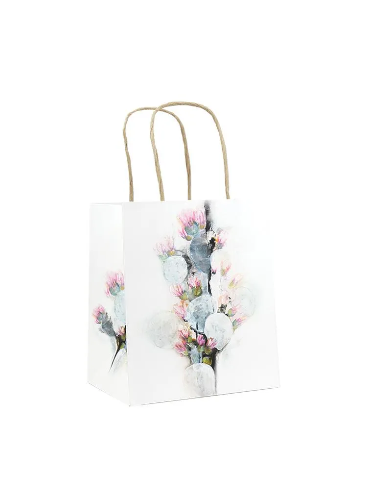 MINI GIFT BAG, CACTUS FLOWER