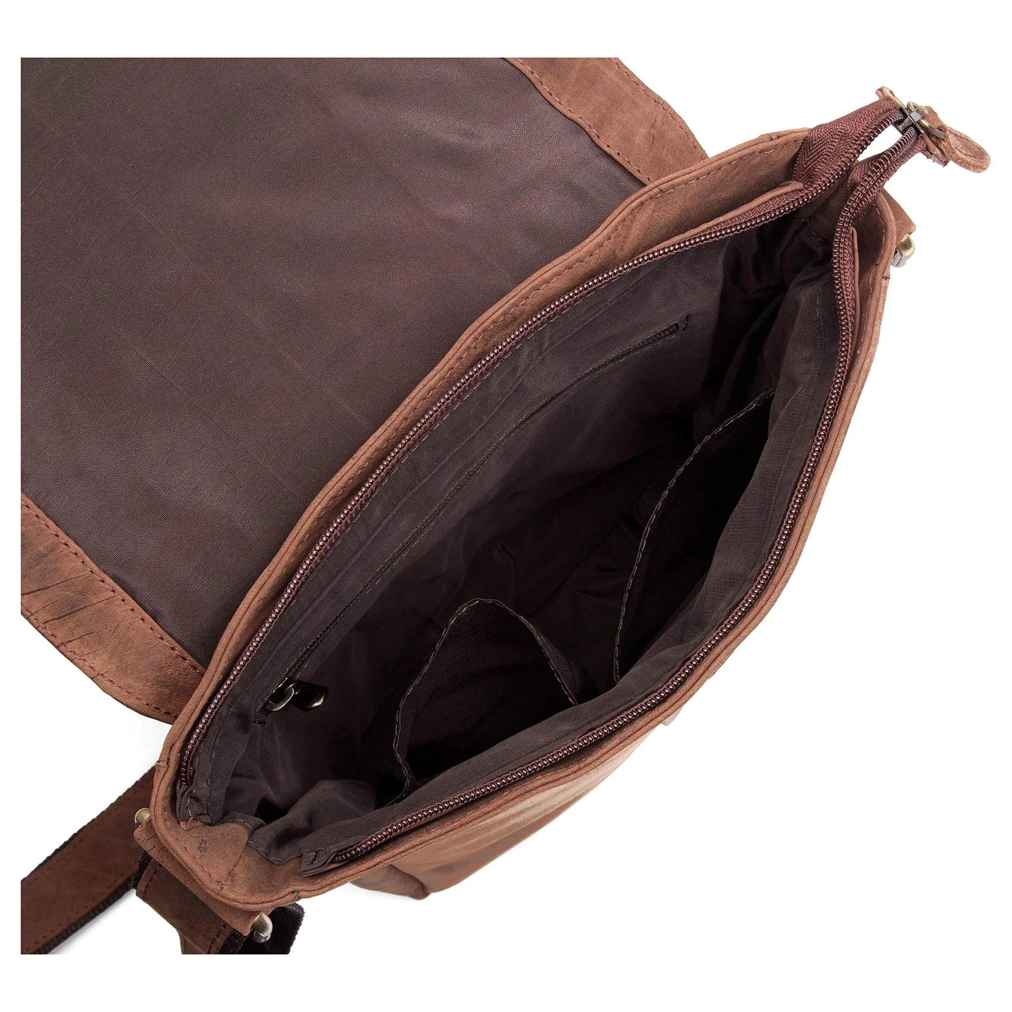 MINICOY Leather Sling Bag for Men