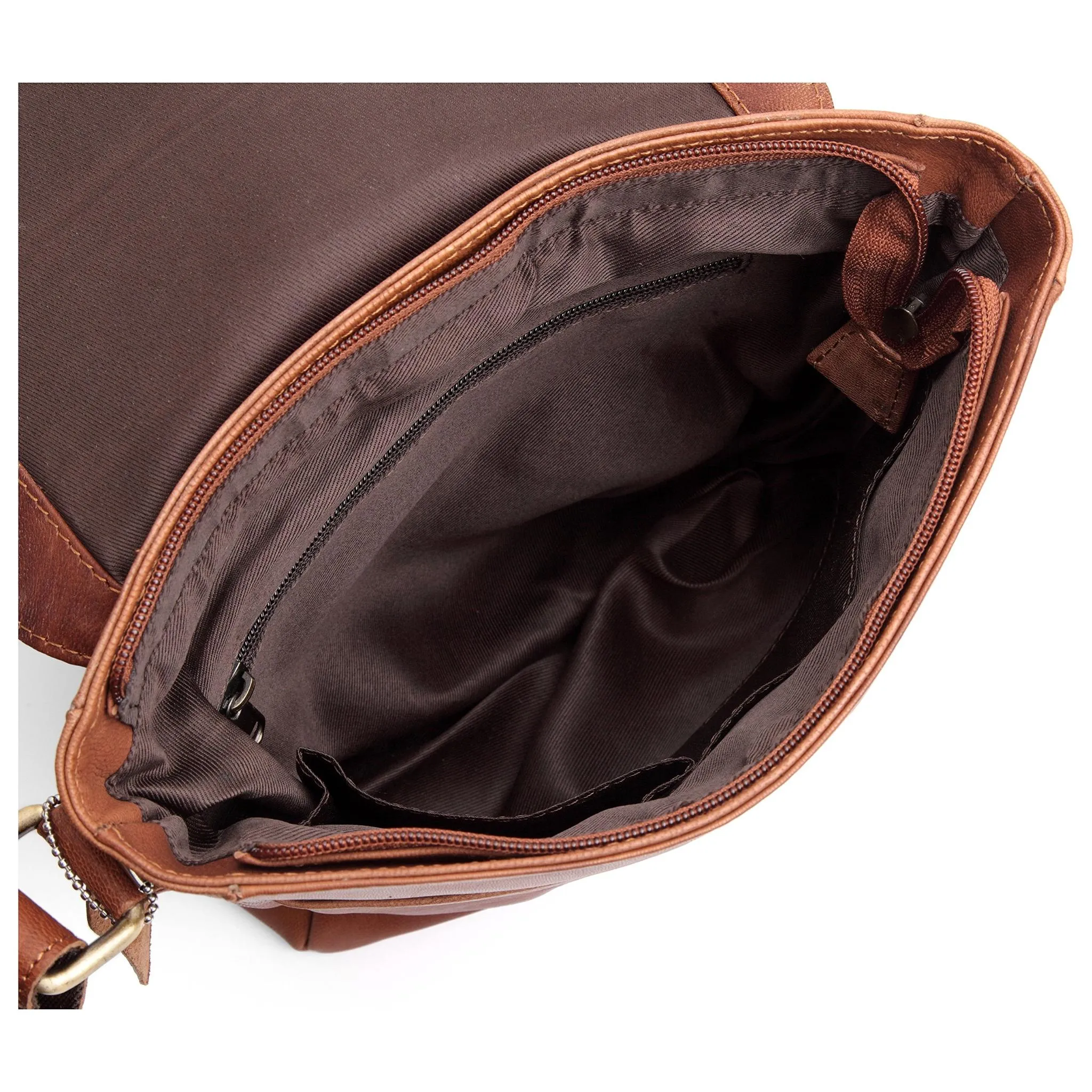 MINICOY Leather Sling Bag for Men