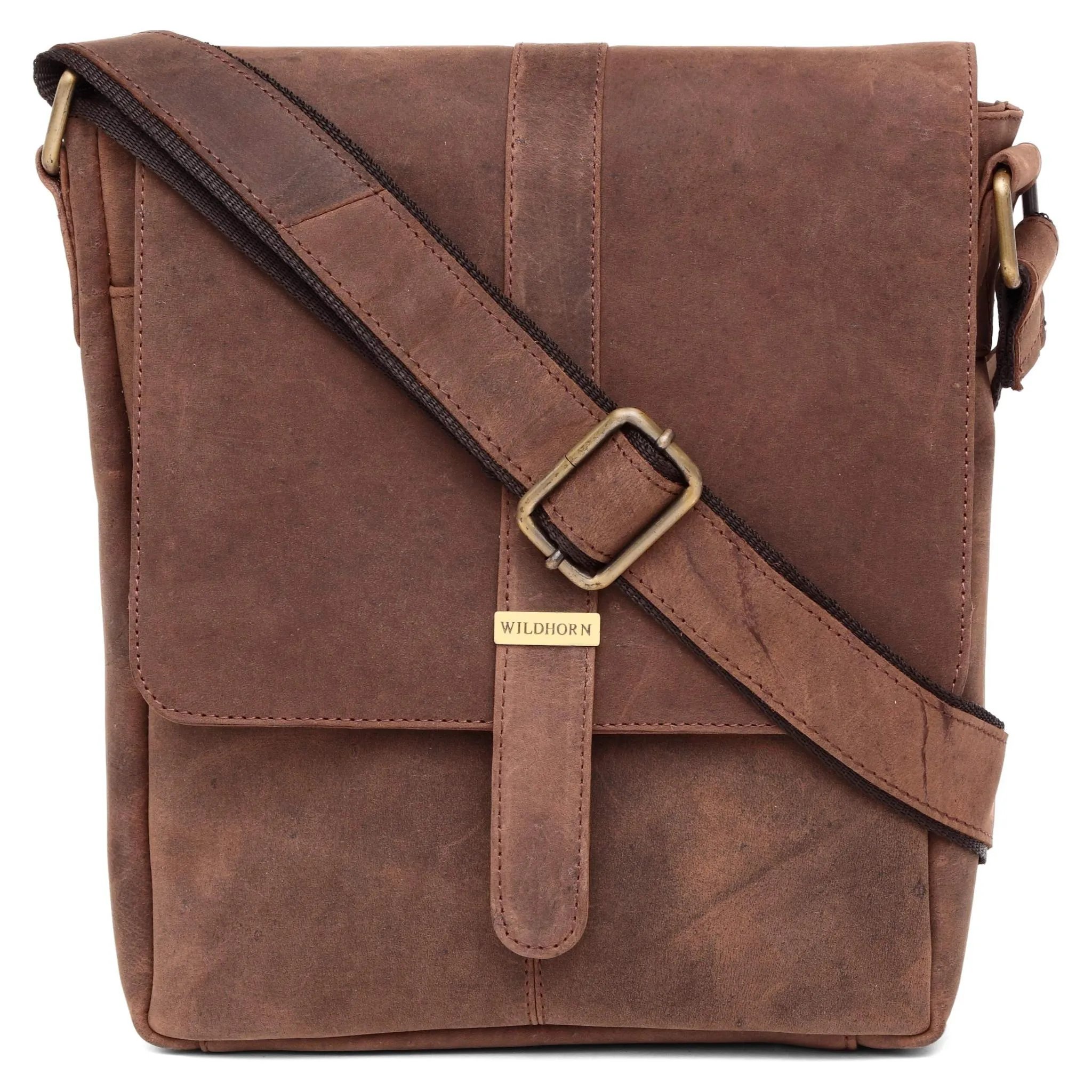 MINICOY Leather Sling Bag for Men