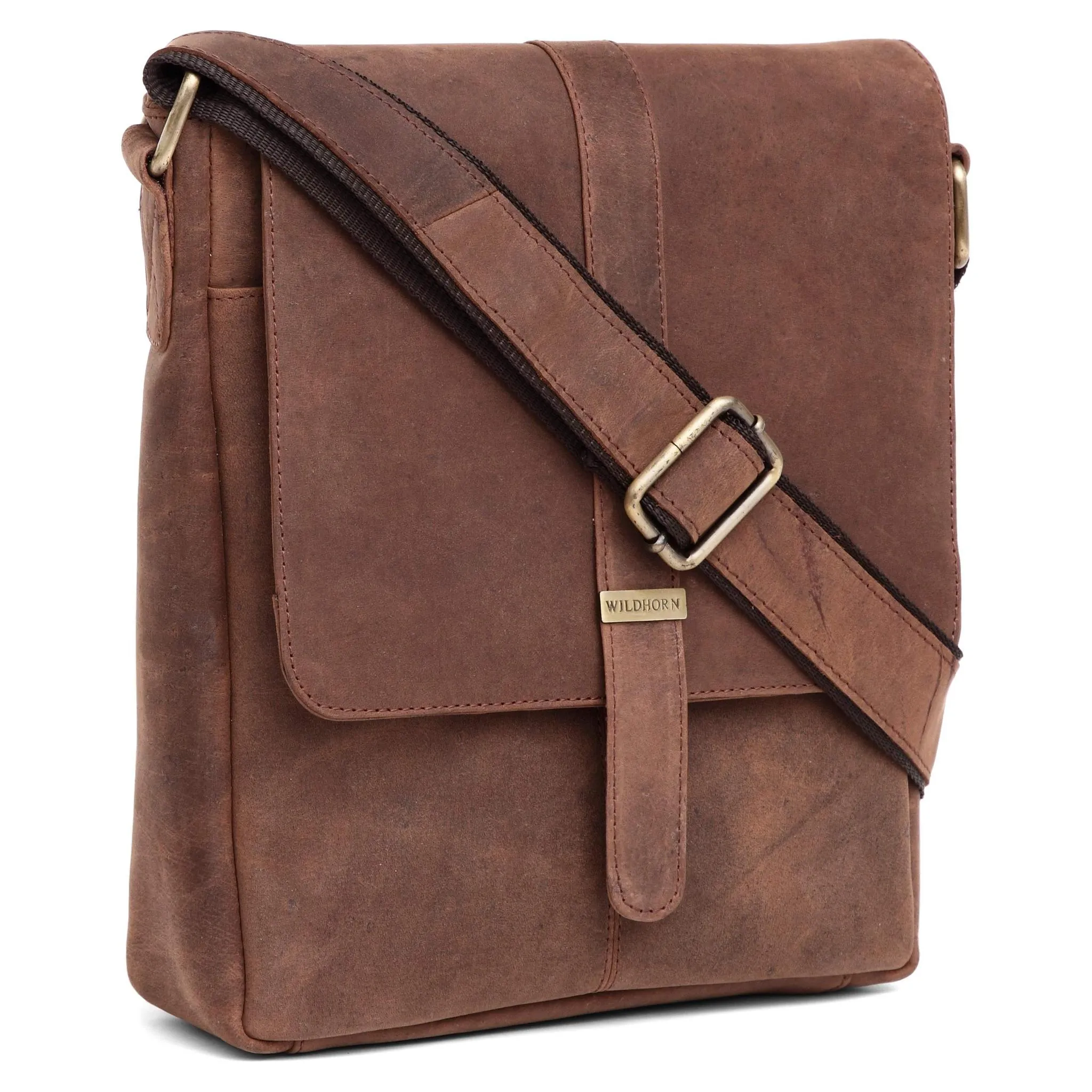 MINICOY Leather Sling Bag for Men