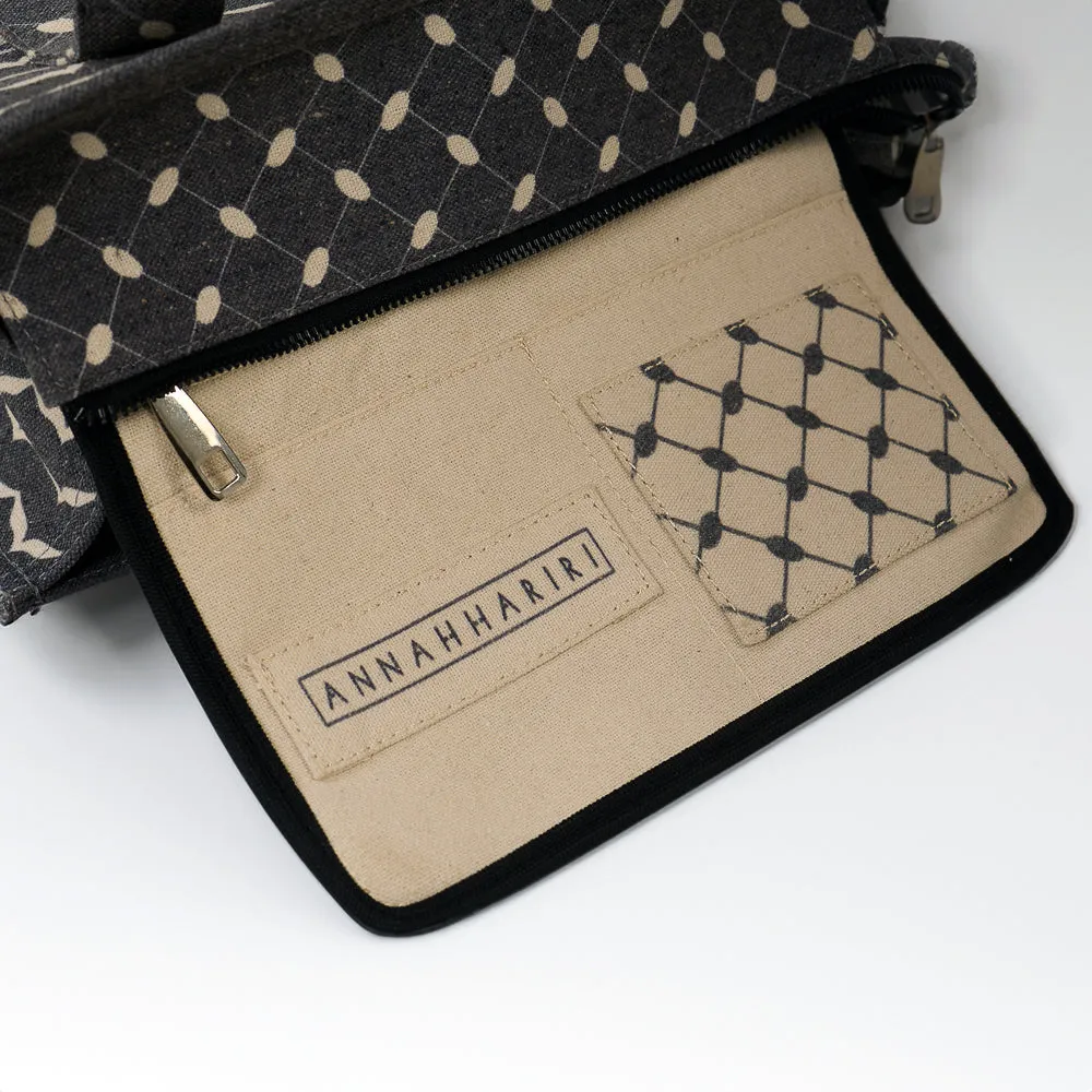 Modern Geometric Pattern Medium Tote - Premium Cotton Canvas