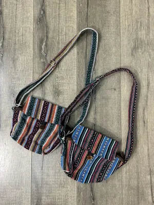 Multi Gheri Stripe Small Shoulder Bag