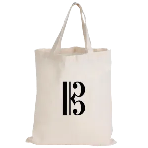 Music Tote Bag - Alto Clef (Calico)