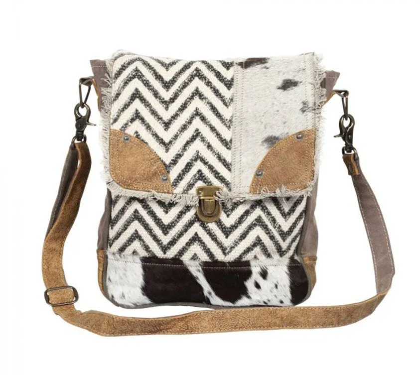 Myra Bag Rug & Patches Messenger Bag