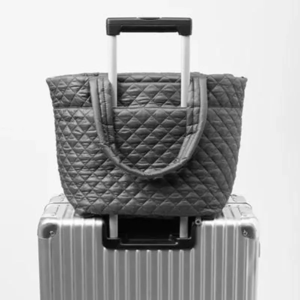 MZ Wallace Large Metro Deluxe Tote in Black / Magnet Color Block