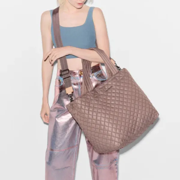 MZ Wallace Large Metro Deluxe Tote in Mauve
